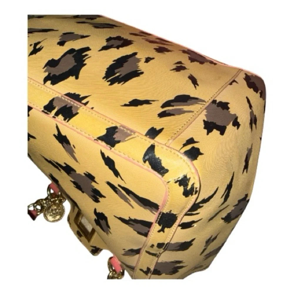 Juicy Couture Animal Print Tote with Pink and Gold Details *CALLOUTS*